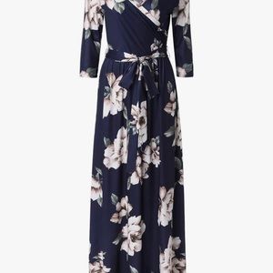 Floral maxi dress, size small